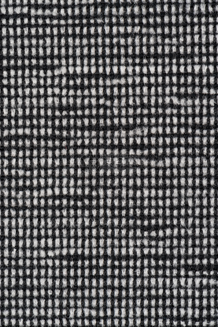 黑色和白色布料纹理纤维状纤维抹布针织帆布亚麻纺织品材料解雇织物图片