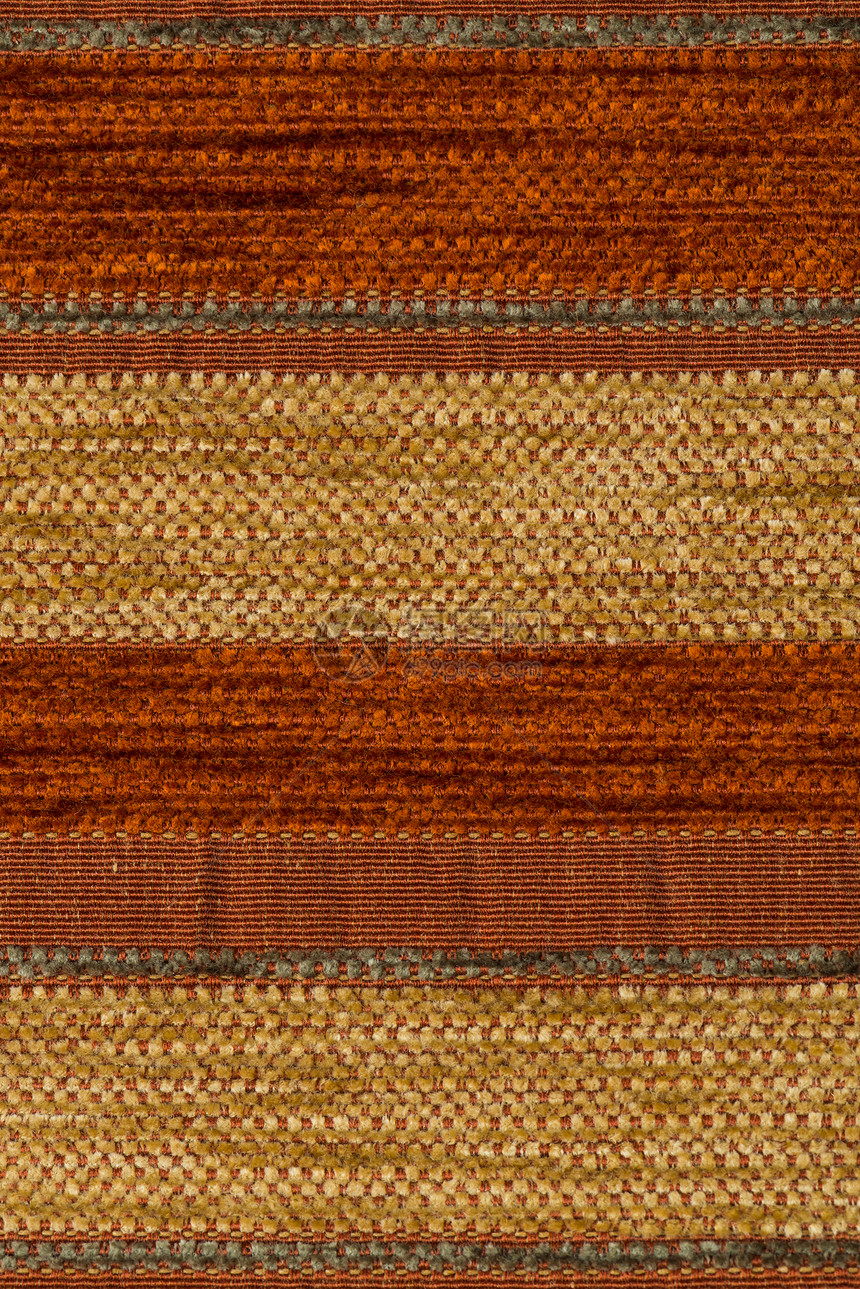 橙色织物纹理白色编织针织抹布宏观亚麻纺织品材料纤维解雇图片