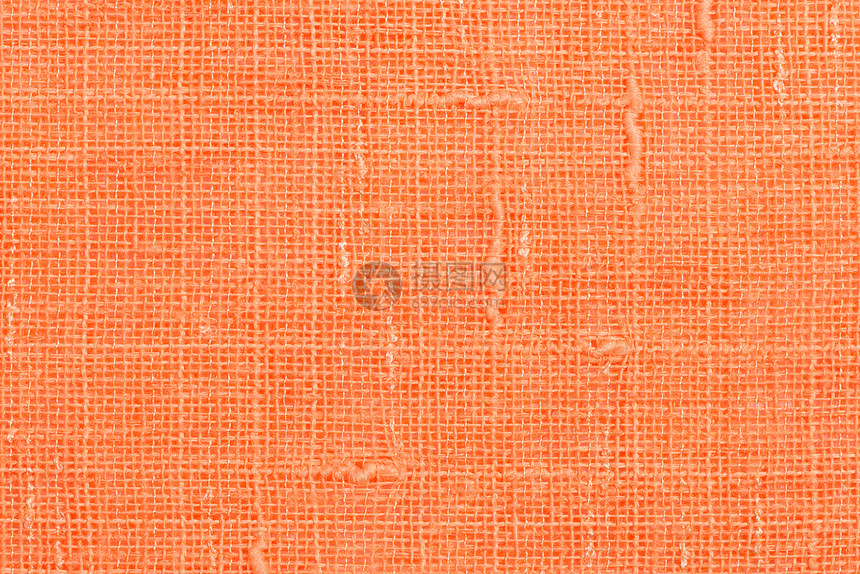 橙色织物纹理亚麻材料纤维宏观床单白色抹布黄麻麻布解雇图片