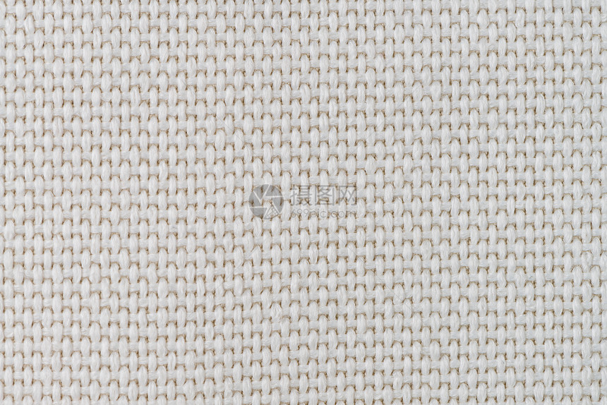 白色结构纹理黄麻床单帆布抹布宏观材料麻布亚麻编织解雇图片