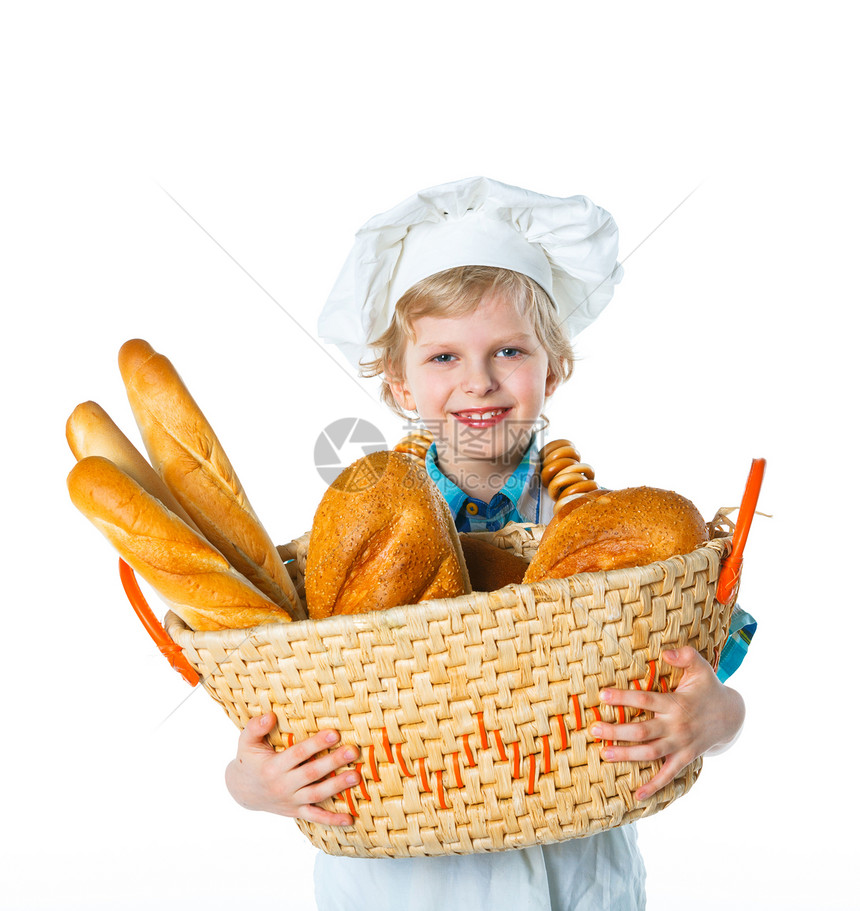 小面包师孩子们面糊男性面包烹饪厨房面团快乐营养食物图片