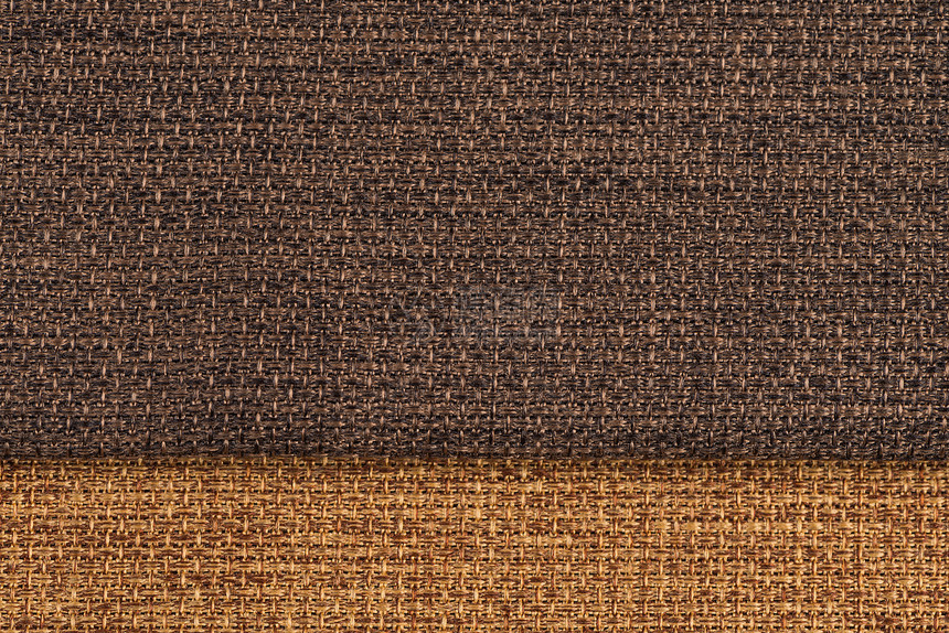 棕色结构纹理黄麻亚麻床单针织材料编织帆布织物宏观抹布图片
