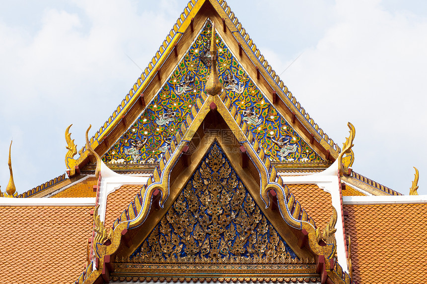 泰国庙门建筑学历史性城市宗教文化橙子古董旅行历史隧道图片