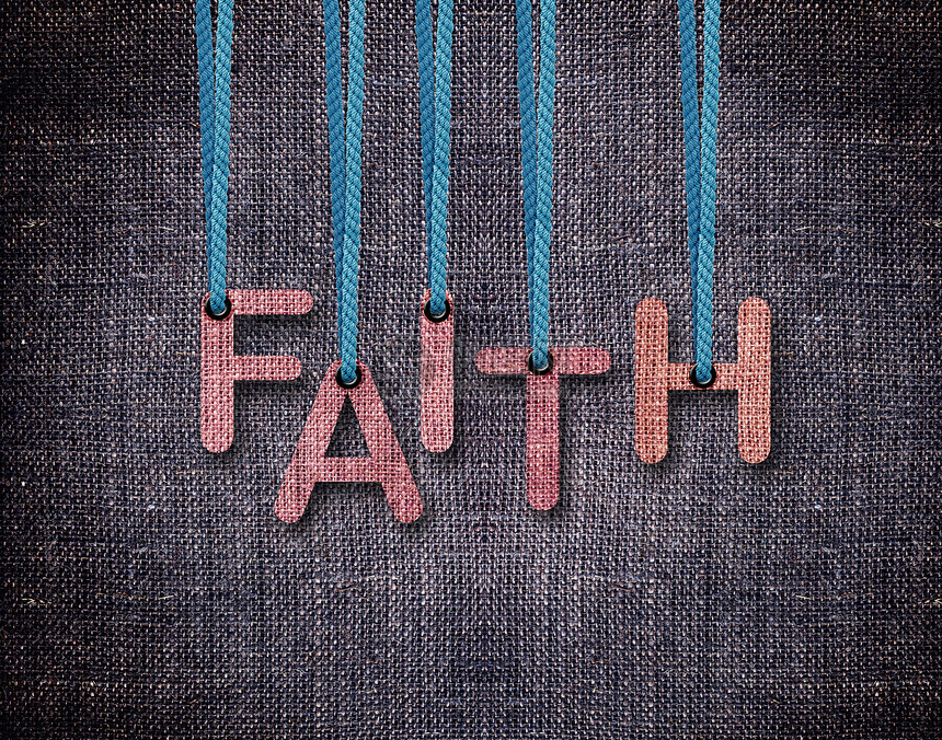 挂挂字符串织物蓝色细绳首都概念麻布创造力木偶信仰纤维图片