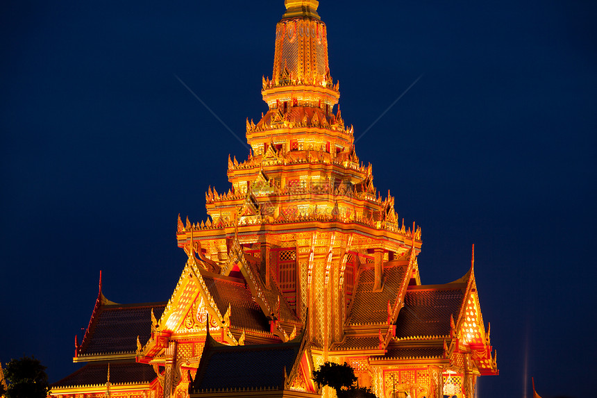 泰国的建筑设计场景宗教寺庙建筑天空地标结构艺术佛教徒雕塑图片