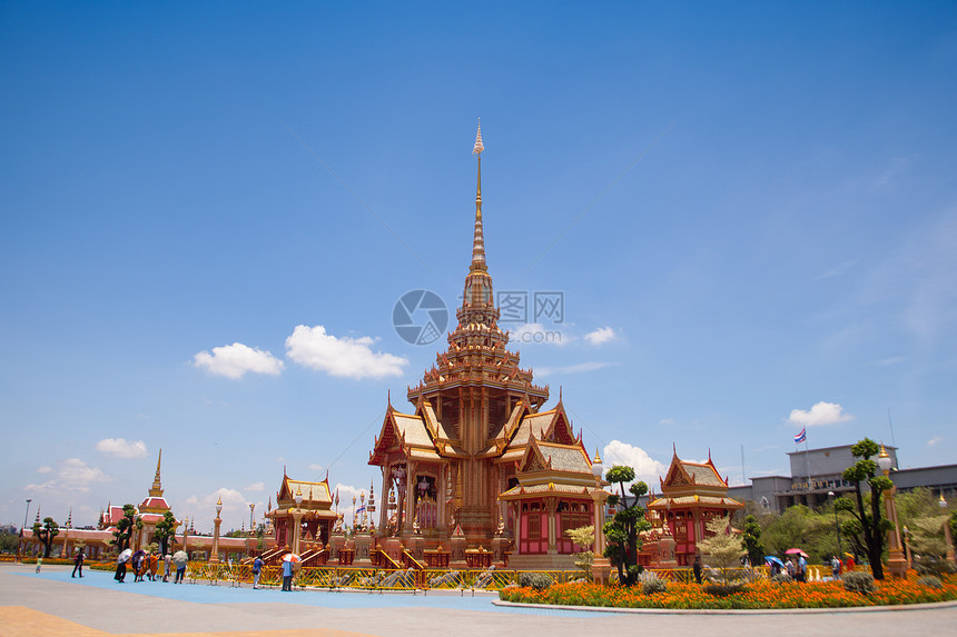 泰国的建筑设计佛教徒装饰传统风格场景旅行宗教地标旅游结构图片