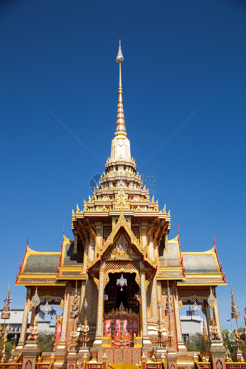 泰国的建筑设计旅游佛教徒传统文化天空建筑雕塑地标艺术寺庙图片