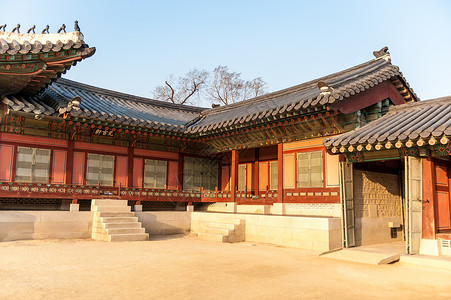 礼门东方神社高清图片