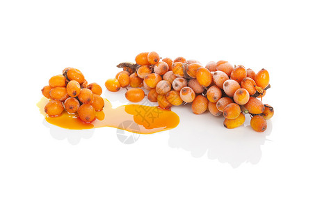 海角号水果浆果果汁液体鼠李橙子沙棘饮料排毒黄刺背景图片