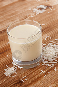 牛奶饭液体反射录音机牛奶乳制品活力异国白色食物美食高清图片