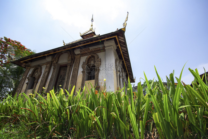 泰国清迈的寺庙佛塔旅行游客宗教建筑吸引力历史性地标图片