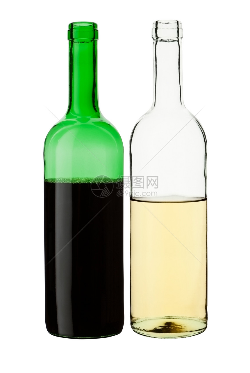 葡萄酒瓶子空白绿色白色红色玻璃饮料液体白酒酒瓶图片