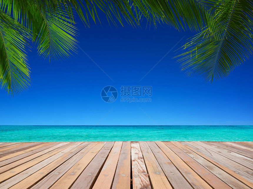 热带海洋海浪太阳白色旅行阳光天空假期支撑晴天海景图片
