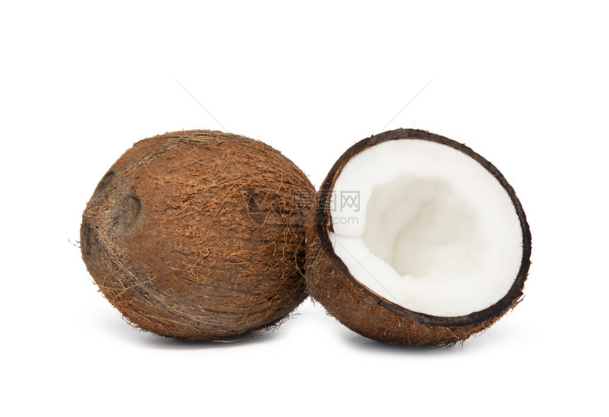 椰椰子果汁情调牛奶营养圆形水果美食异国食物坚果图片