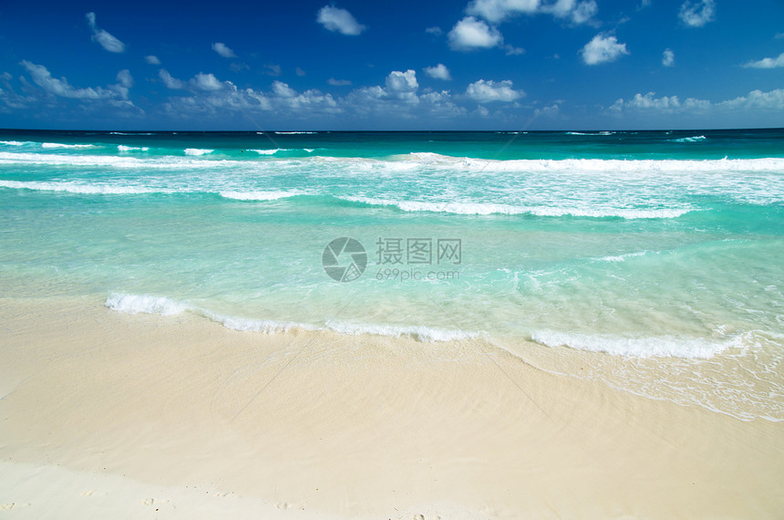 海 海旅行热带海洋阳光海浪假期海景蓝色天空天堂图片
