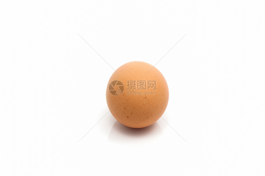 特写一个孤立的鸡蛋早餐奶制品家禽蛋壳产品母鸡美食食物椭圆形农场图片