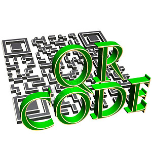 二维码邀请函QR 代码概念技术商业零售全球条码数据二维电子商务展示安全背景