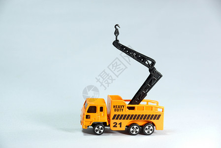 模型起重机卡车模型儿童孩子起重机拖拉机玩具建造货车背景