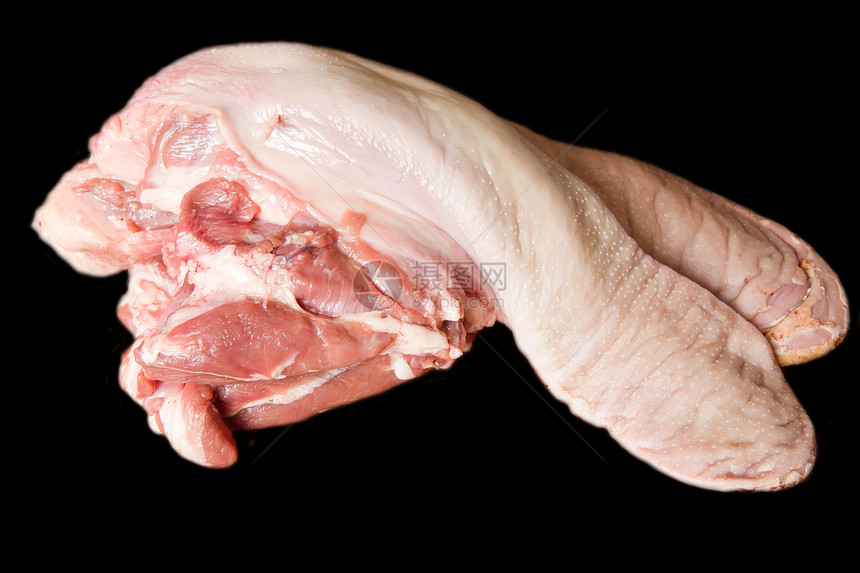 原猪肉舌食物熟食舌头牛肉美味美食图片