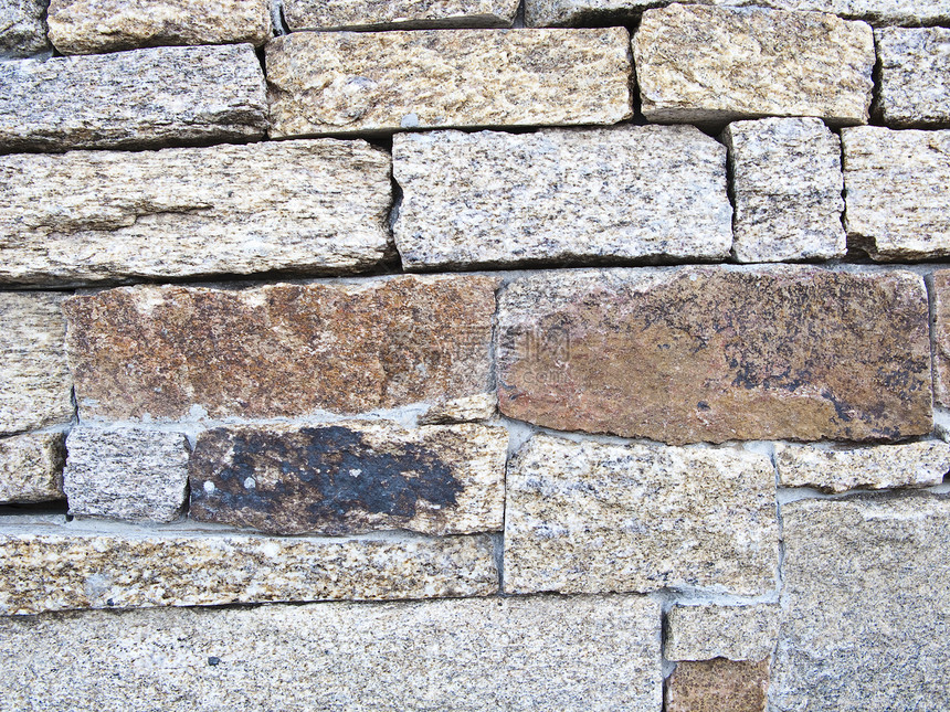 墙壁纹理 不同砖块样式石头地面古董建筑学石工材料正方形墙纸水泥图片