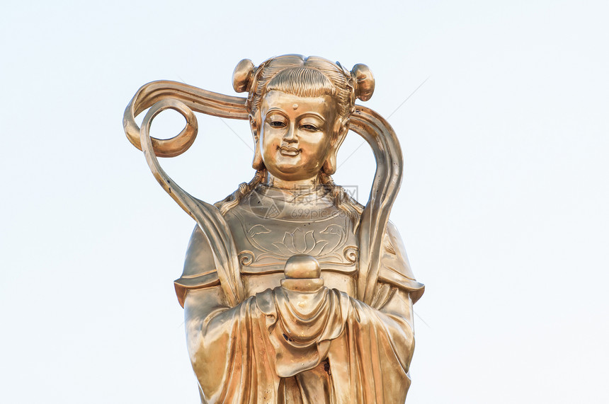 纳贾中文雕像天空宗教刺刀雕塑力量节日文化收藏信仰寺庙图片