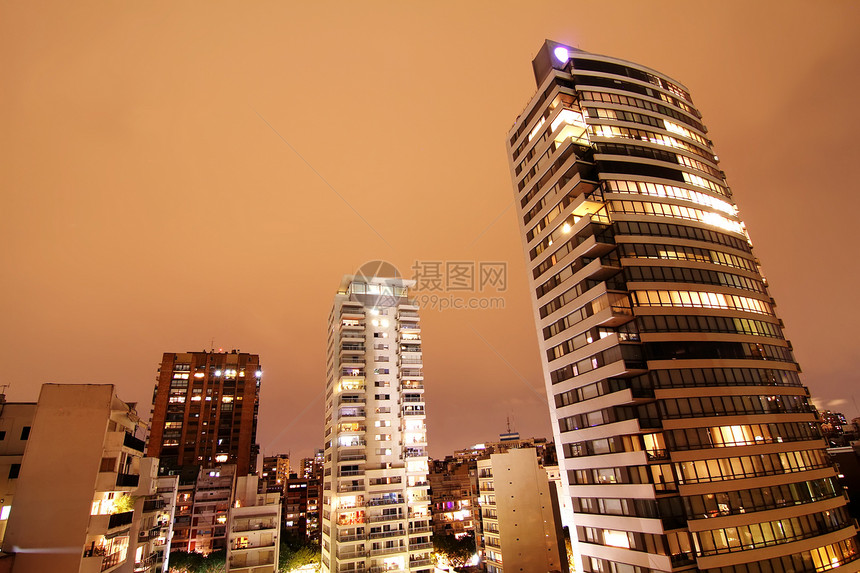 布宜诺斯艾利斯天线城市景观房地产财产全景房子首都联邦建筑学天际图片