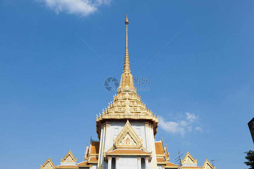 寺庙屋顶最顶端图片