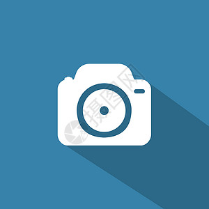 蓝色相机简单图标菜单网络网站电脑相机社会插图用户界面商业电话设计图片