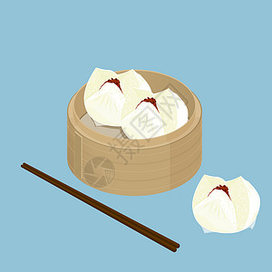 插图中国暗面 沙小宝 烤猪包高清图片