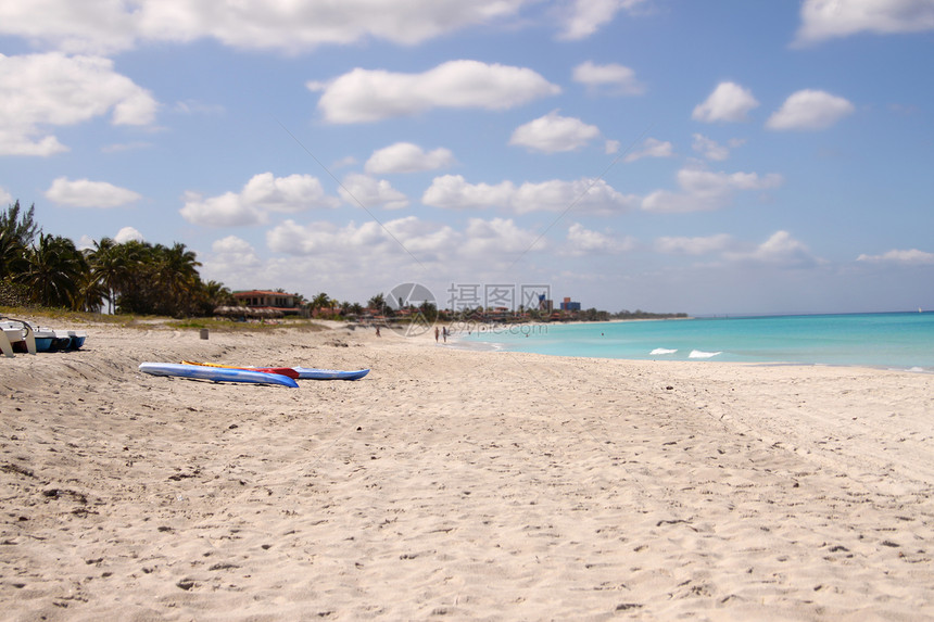 瓦拉德罗海滩旅游海岸线热带旅行支撑蓝色晴天假期图片