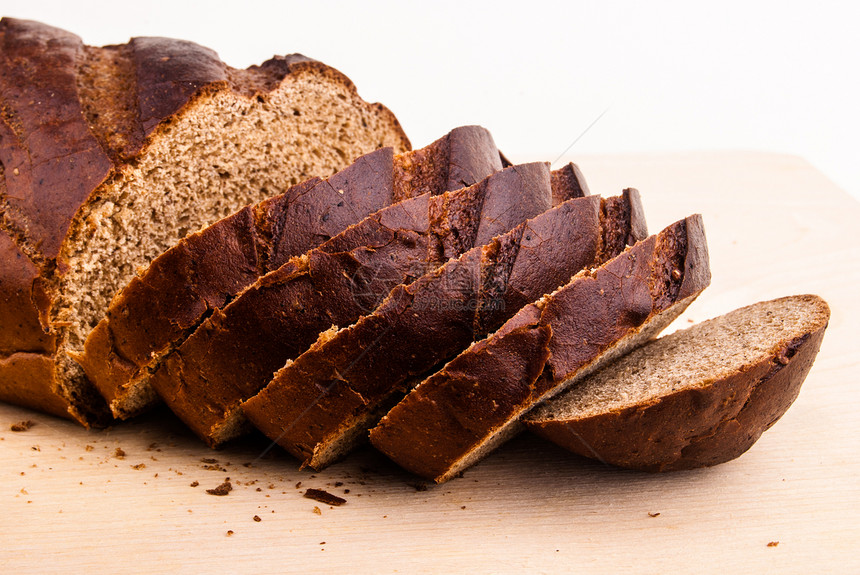 面包面粉苏打营养粮食金子纤维饼干早餐糕点烤箱图片