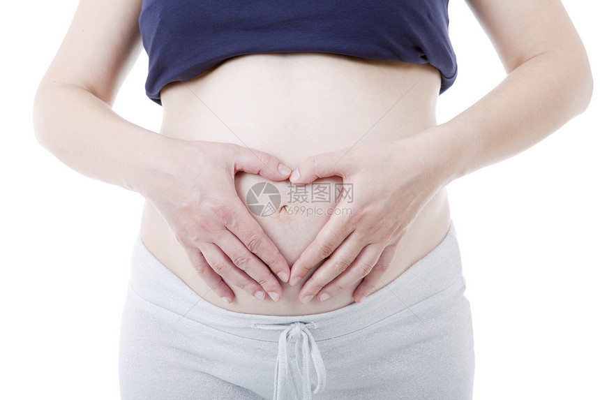 怀孕妻子生活女性亲热卫生母亲身体保健家庭女士图片