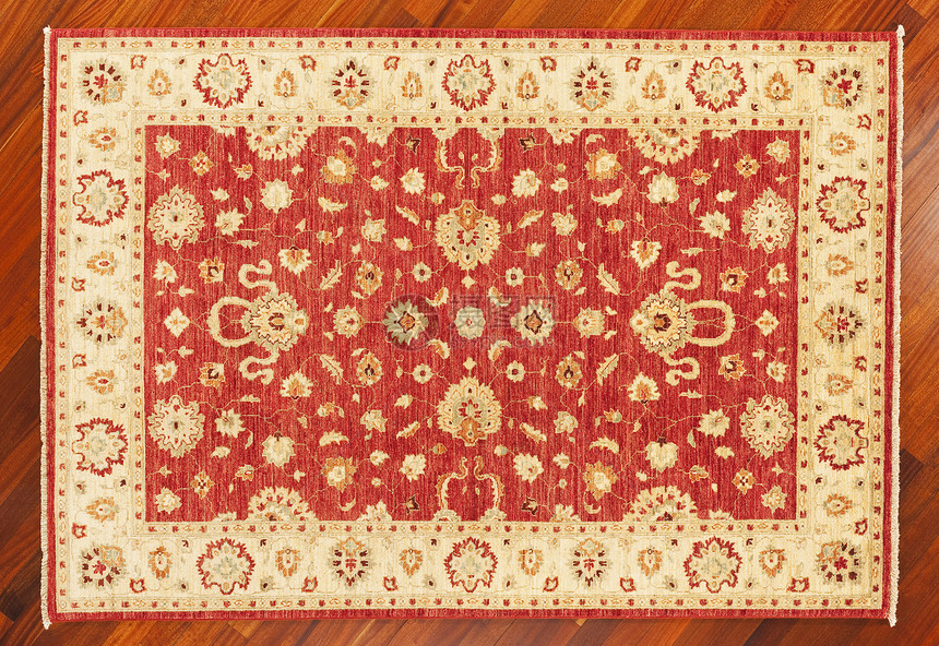 土地毯编织织物纺织品红色工艺丝绸挂毯羊毛小地毯艺术图片