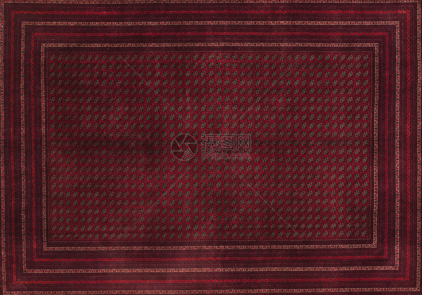 土地毯红色丝绸装饰品编织古董织物羊毛工艺小地毯挂毯图片