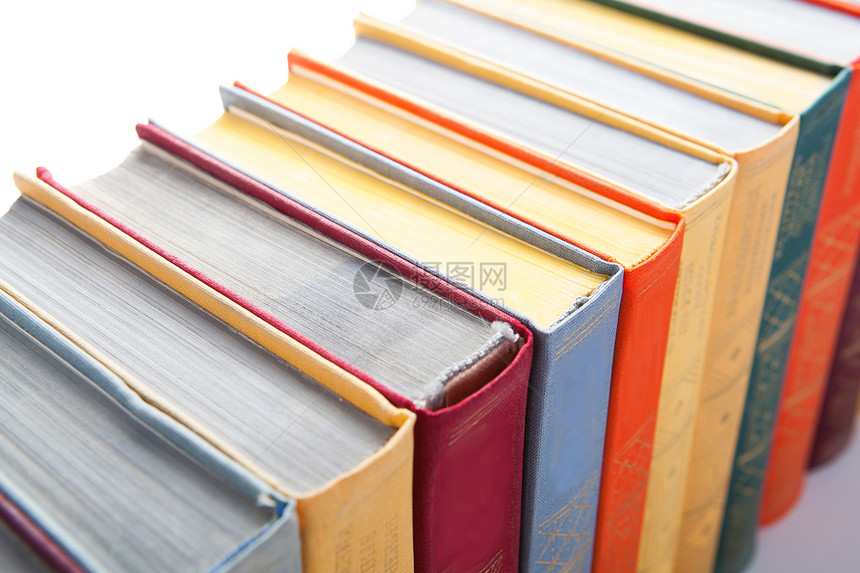 书堆叠簿特写日记笔记本商业宏观研究所广告红色蓝色图书馆阅读图片