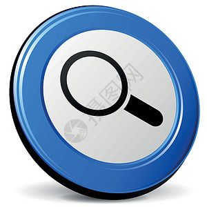 矢量搜索图标网络黑色按钮互联网圆形蓝色白色圆圈背景图片