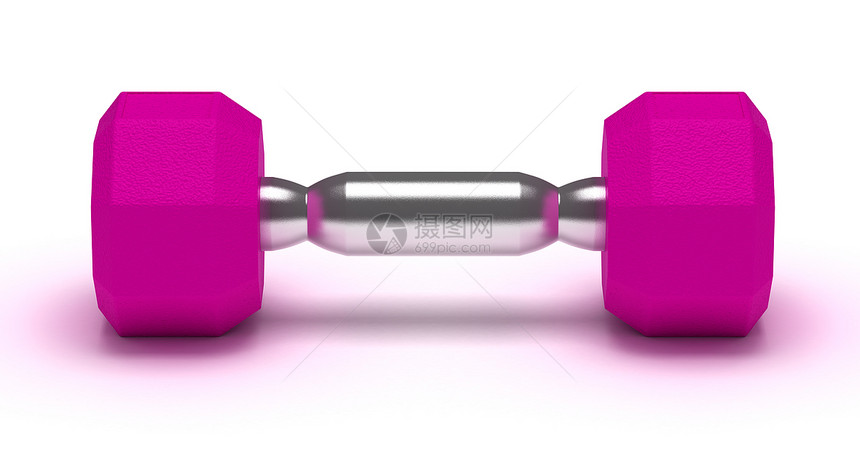 Pnk 哑铃身体金属健康锻炼杠铃粉色训练重量合金力量图片