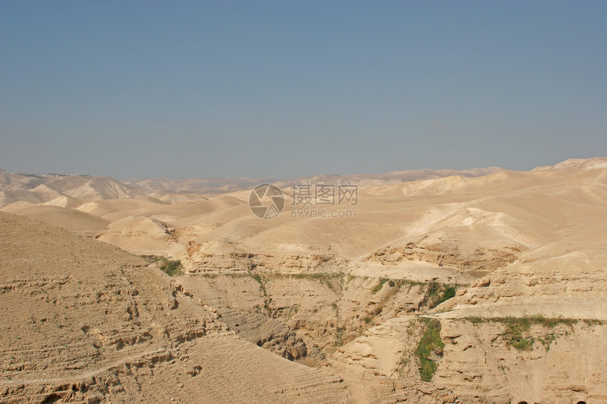 以色列朱迪亚沙漠悬崖石头砂岩岩石风景峡谷公园图片