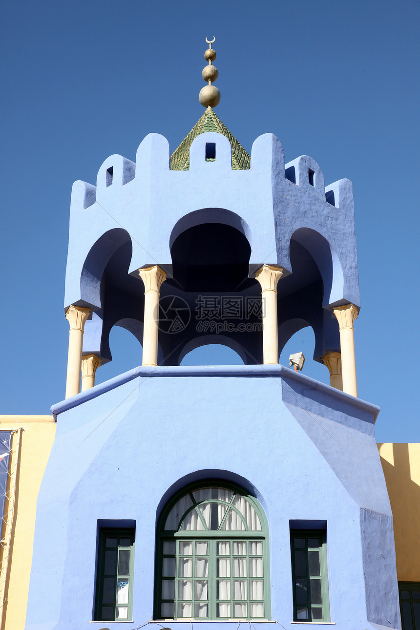 突尼斯传统屋顶工程文化正方形建筑学立方体圆顶天空圆圈视窗八角形图片