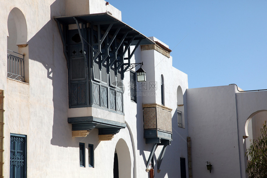 突尼斯传统建筑突尼斯传统结构文化立方体八角形工程天空圆圈正方形蓝色圆顶建筑学图片