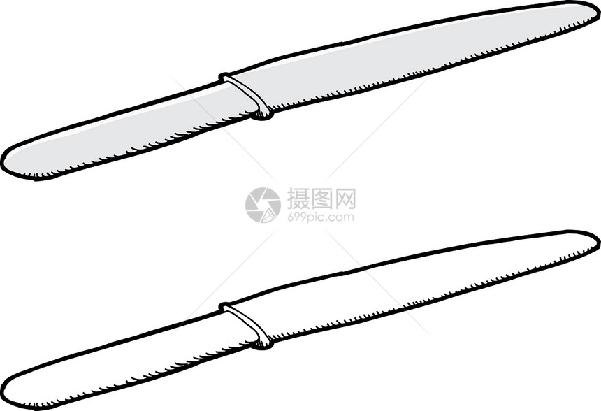 孤立的刀片图片