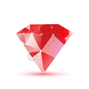 红三角钻石背景图片