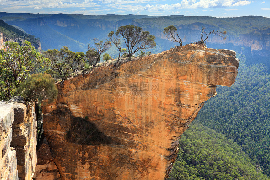 澳大利亚山岩石挑战敬畏闲暇旅行冒险远足山脉砂岩日光图片