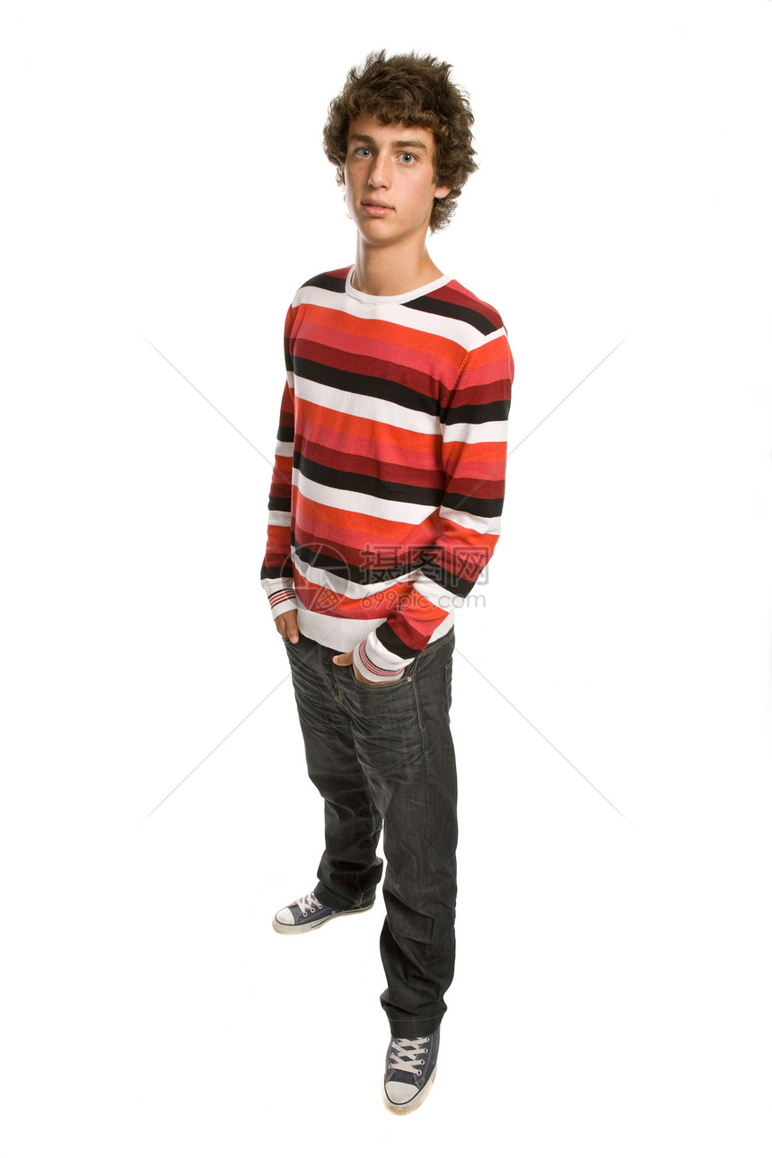 随便的人男生男性衬衫身体全身姿势情感青年青少年手臂图片