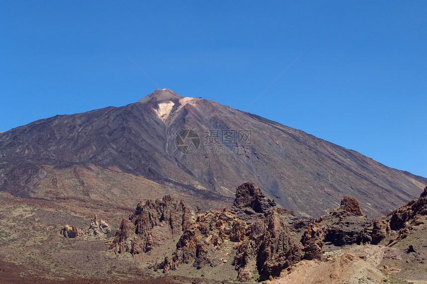 山远景顶峰石头环境水分天空地形蓝色编队岩石图片