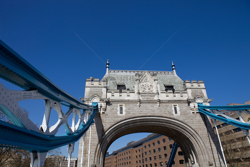 塔桥旅行历史性天际王国旅游蓝色地标景观天空建筑学图片