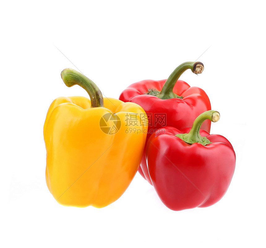 甜黄色和红辣椒烹饪厨房蔬菜花园农场营养食欲饮食辣椒食物图片