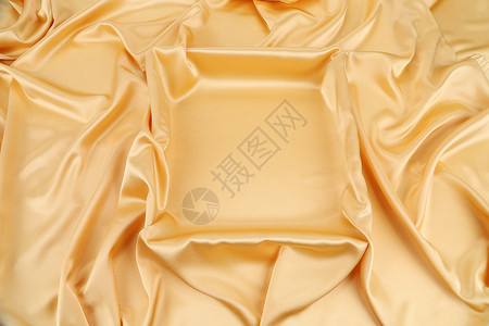 金丝织物折叠丝绸奢华曲线样本微光插图版税海浪丝带背景图片