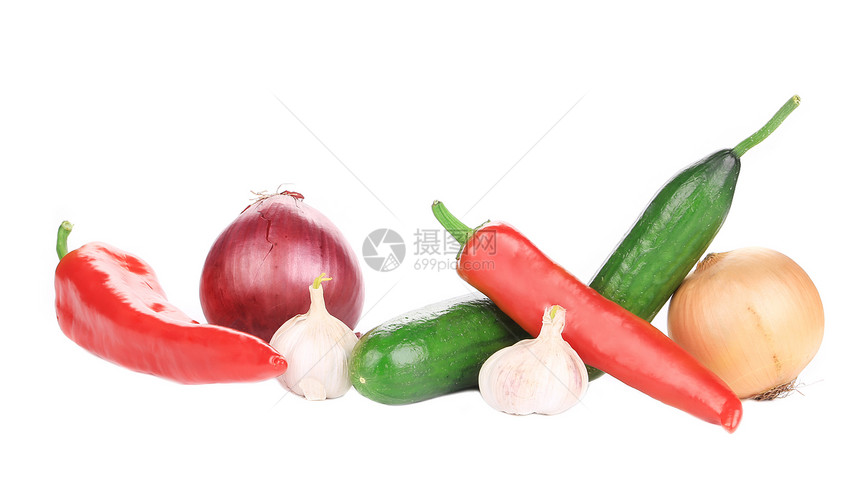新鲜的成熟蔬菜图片