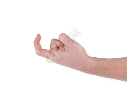 喋喋休的人男性的手势手臂手雕收藏手指概念白色想法背景